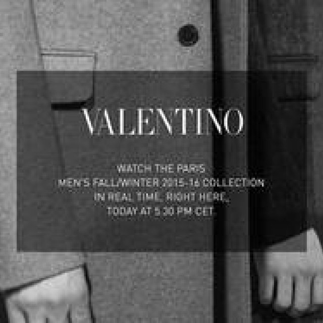 ヴァレンティノ 2015-16秋冬 メンズのショーをライブストリーミング｜VALENTINO