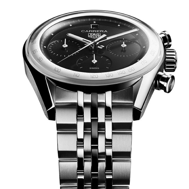 「タグ・ホイヤー カレラ クロノグラフ」がフラグメント デザインに染まる