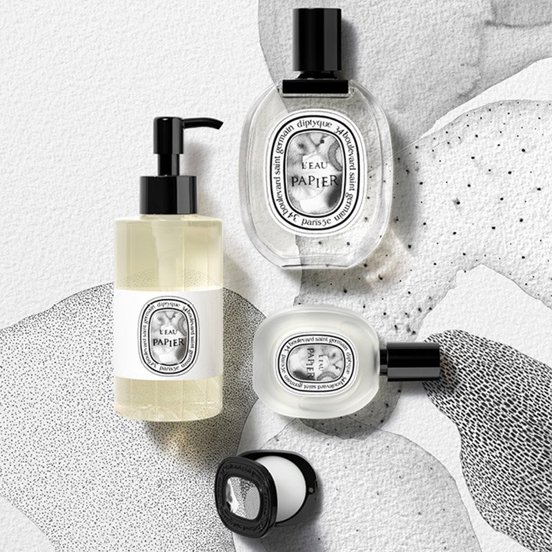 「ロー パピエ」の世界が拡張。ウォッシュジェルやキャンドルがコレクションに加わる｜Diptyque