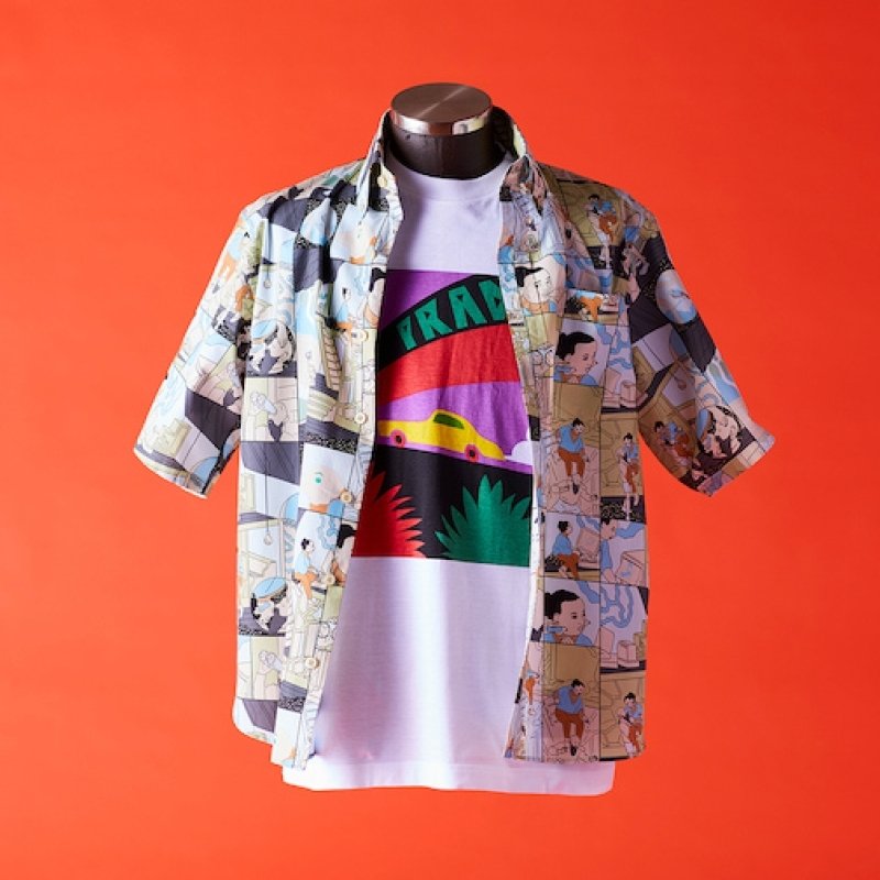 vol.13「トロピカルシャツは、重ね着1000％」PRADA｜プラダ