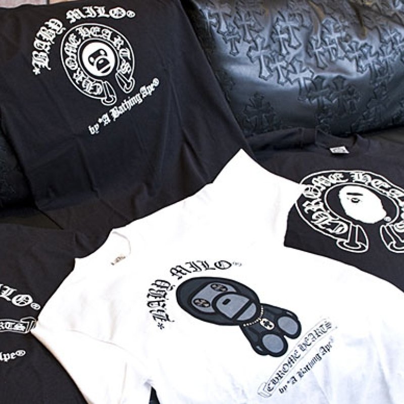 A BATHING APE × CHROME HEARTS コラボ Tシャツ S 中古・古着通販】CHROME HEARTS (クロムハーツ) A BATHING APE