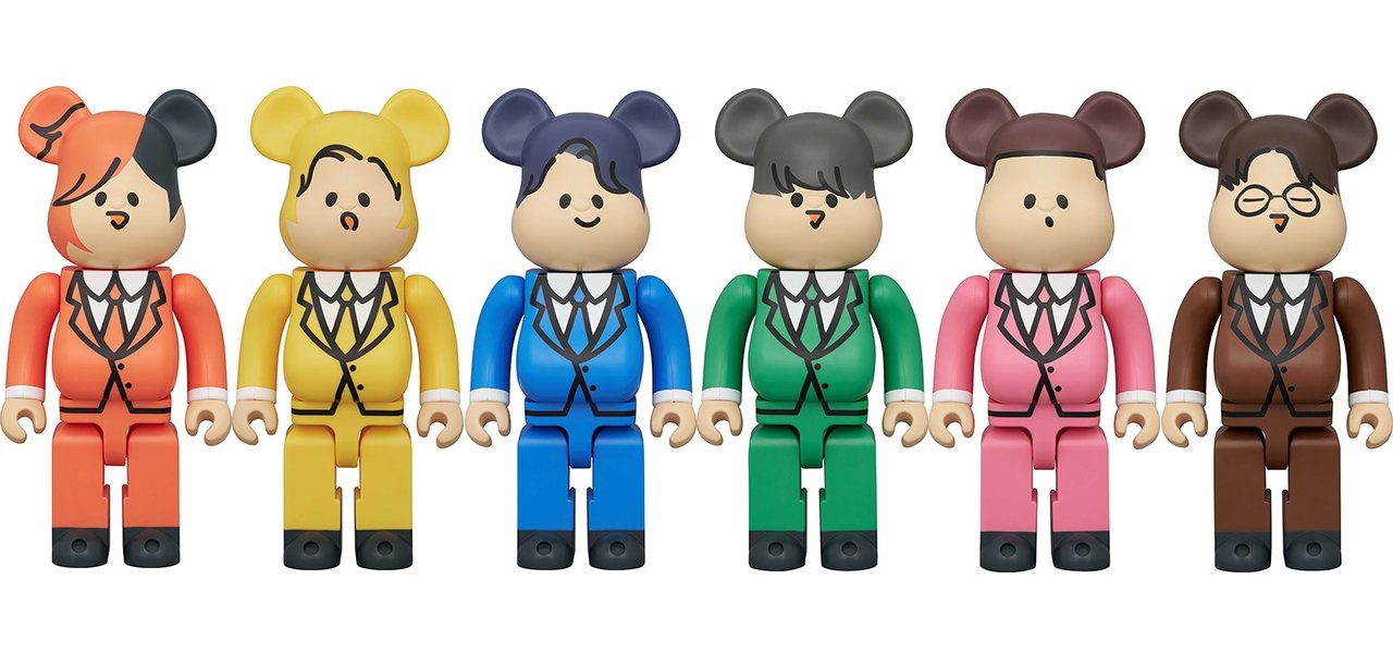 東海オンエアのメンバー6人がBE@RBRICKになった! | MEDICOM TOY