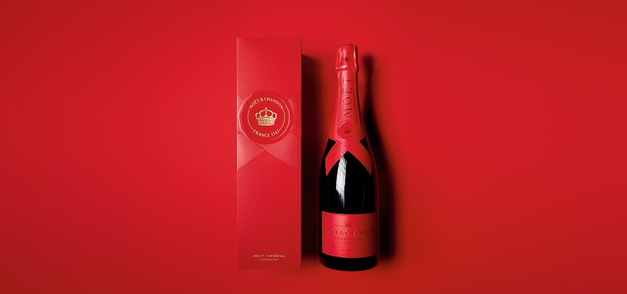 人と人のつながりを象徴する 「赤」を纏ったモエ・エ・シャンドン