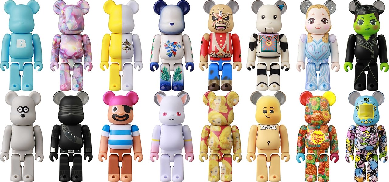 25年目のBE@RBRICKがスタート！ 「BE@RBRICK SERIES」にも人気タイトルや豪華アーティストが集結 | MEDICOM TOY