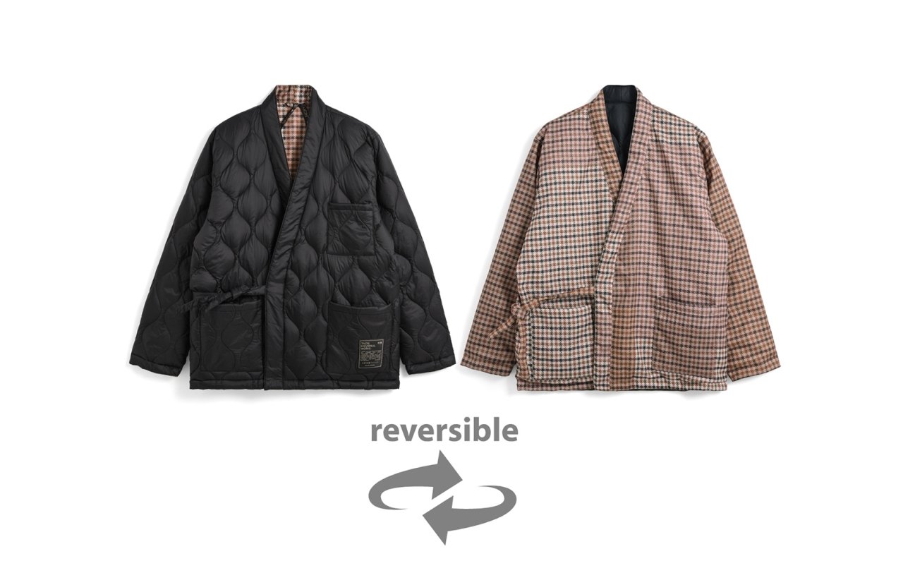 表裏一体の美学。TAION×Universal Worksが提案する英国と日本の価値観が融合したリバーシブルコレクション