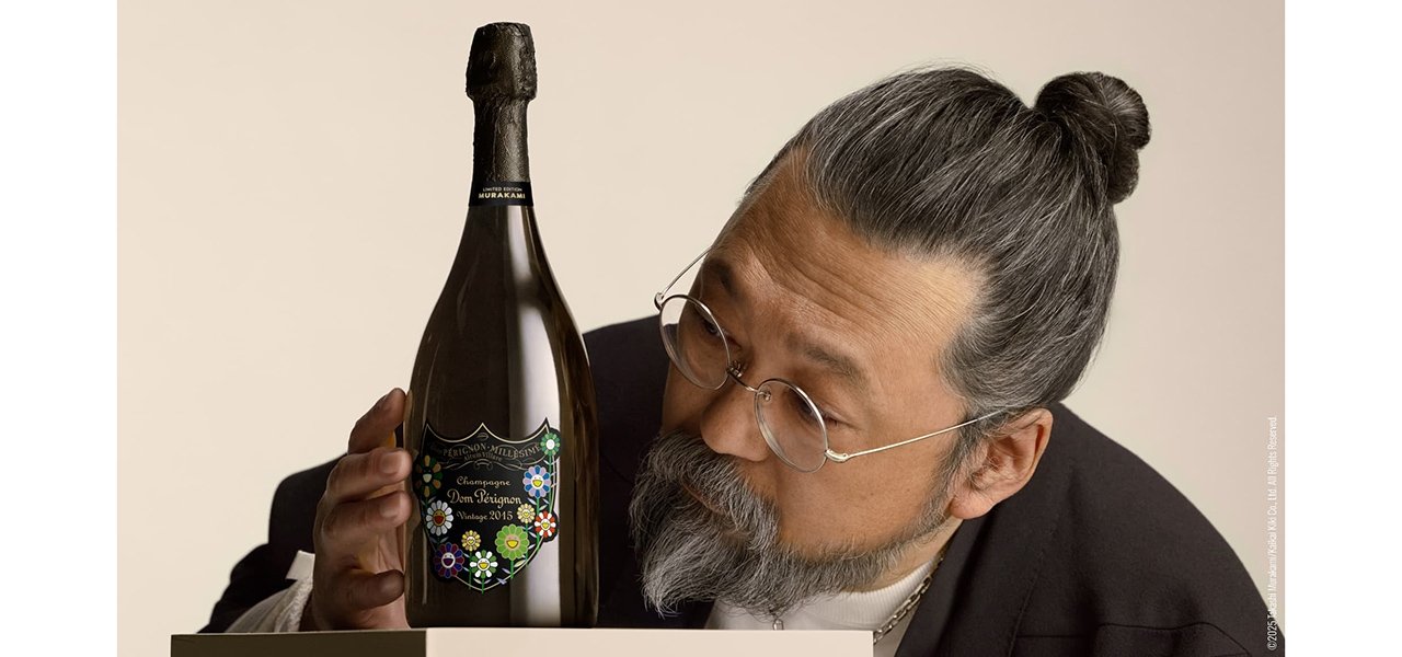 村上隆の視覚言語「スーパーフラット」を纏うドン ペリニヨン