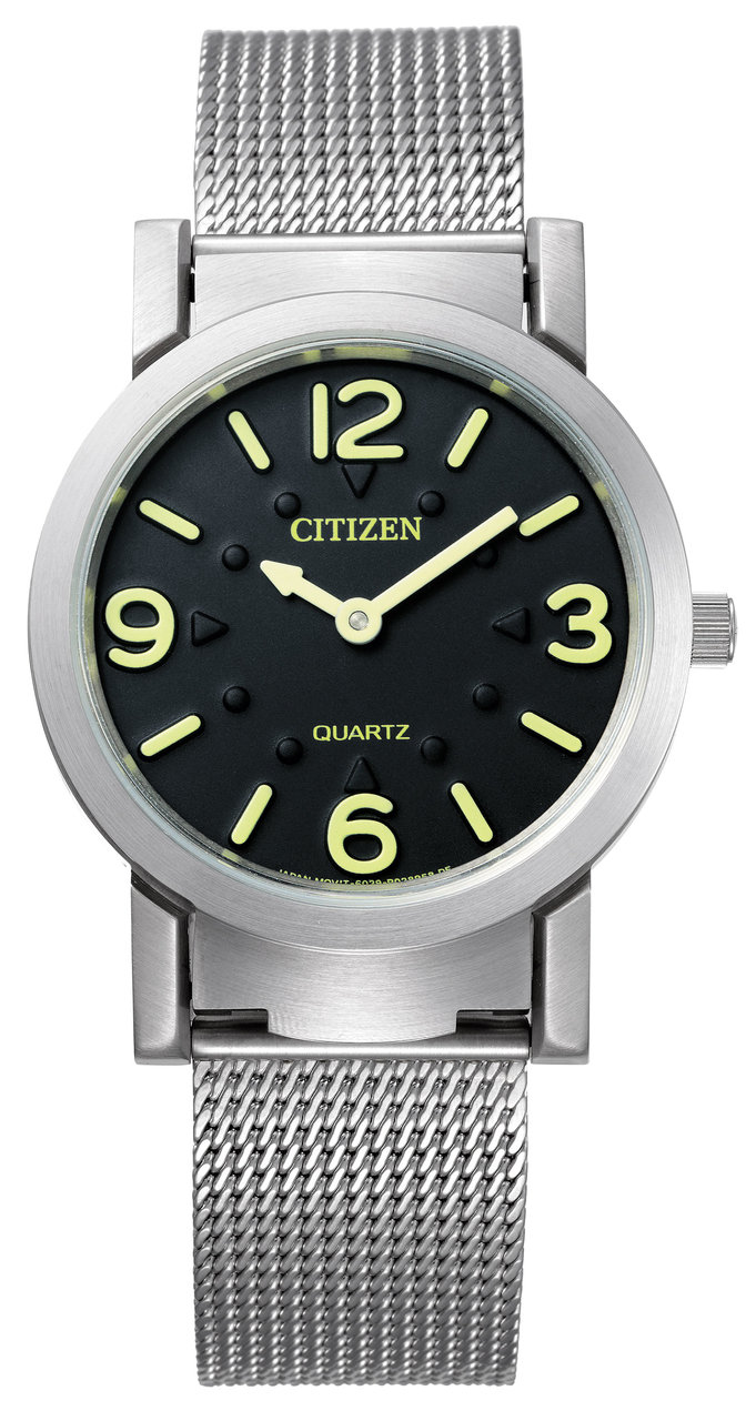 視覚障害者対応腕時計