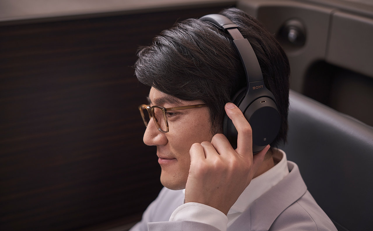 ANA国際線ファーストクラスでソニーのノイズキャンセリング