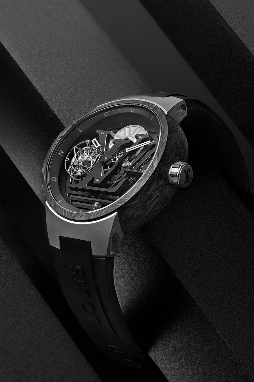 ルイ・ヴィトン タンブール カーブ フライング トゥールビヨン ポワンソン・ド・ジュネーヴ