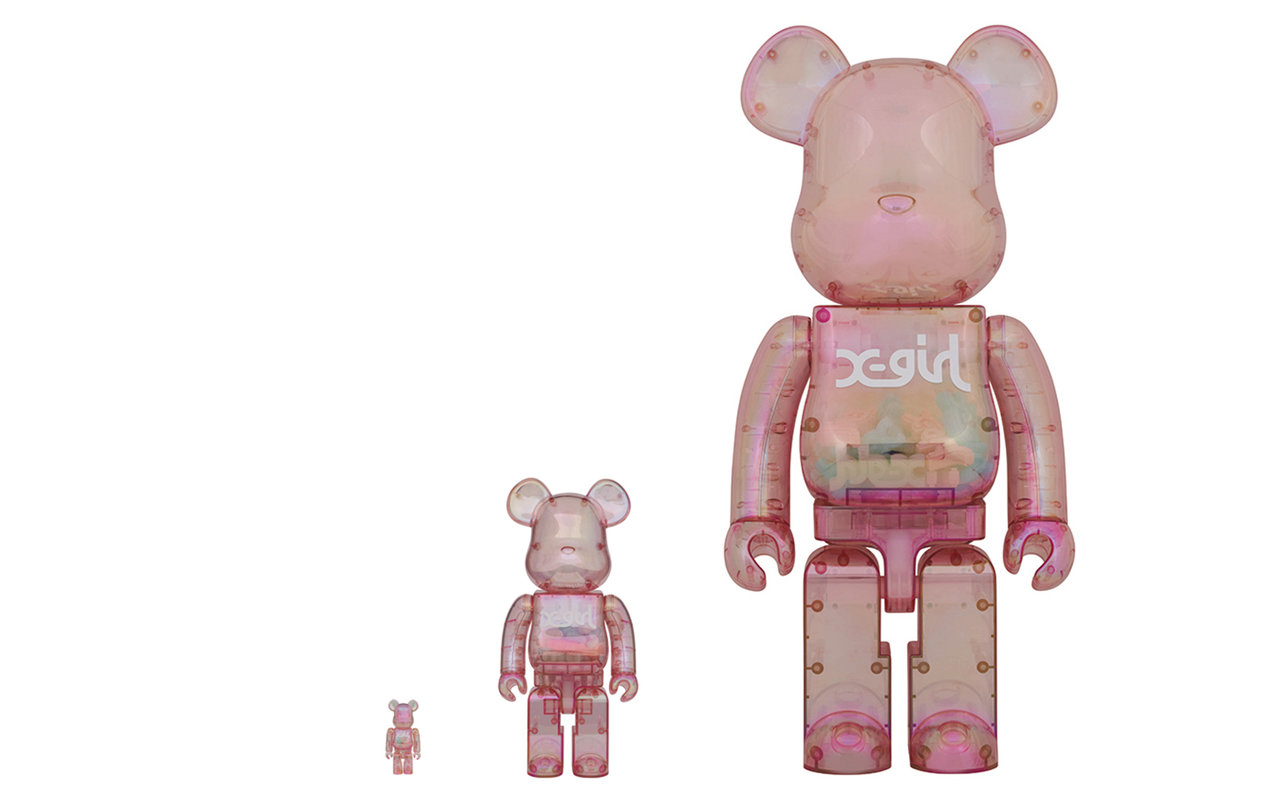 MEDICOM TOY BE@RBRICK X-girl 2020 100% & 400% / 1000%
