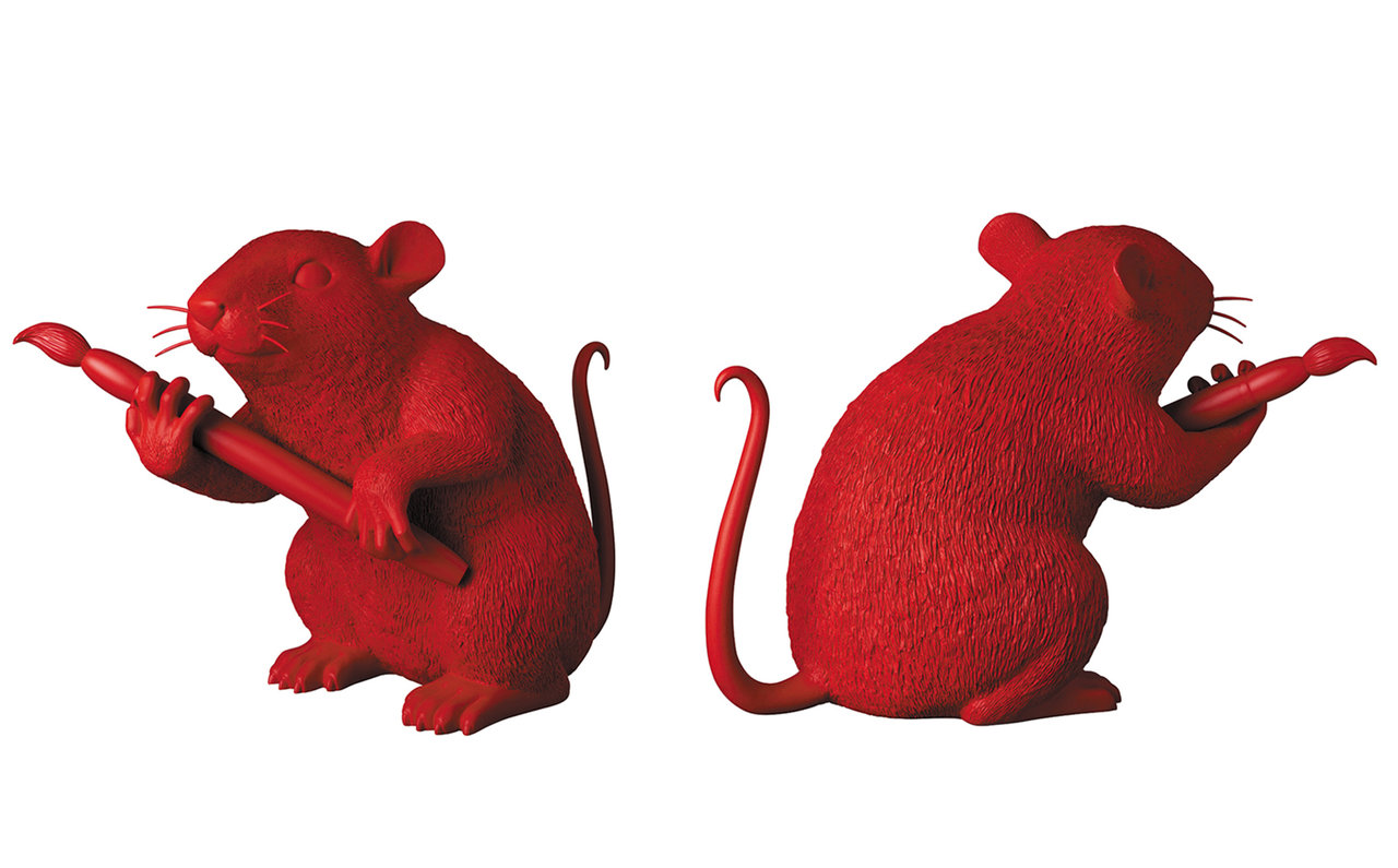 MEDICOM TOY LOVE RAT(RED Ver.)