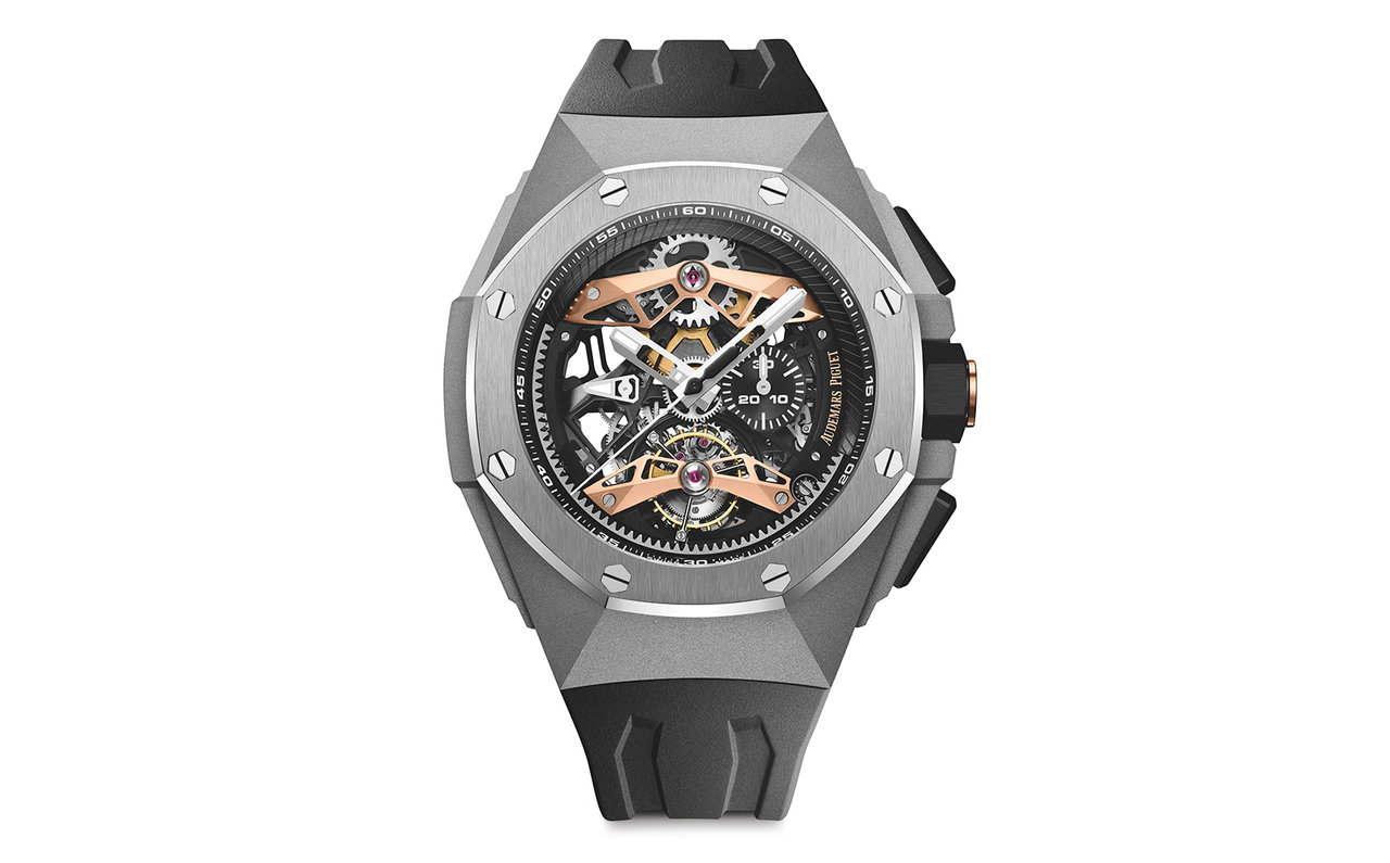 ロイヤル オーク コンセプト トゥールビヨン クロノグラフ オープンワーク