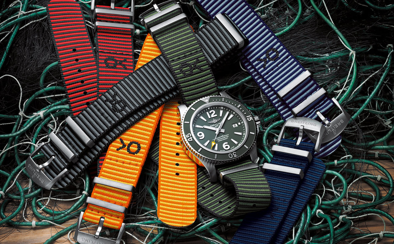 ブライトリング アウターノウン エコニール®ヤーン NATOストラップ