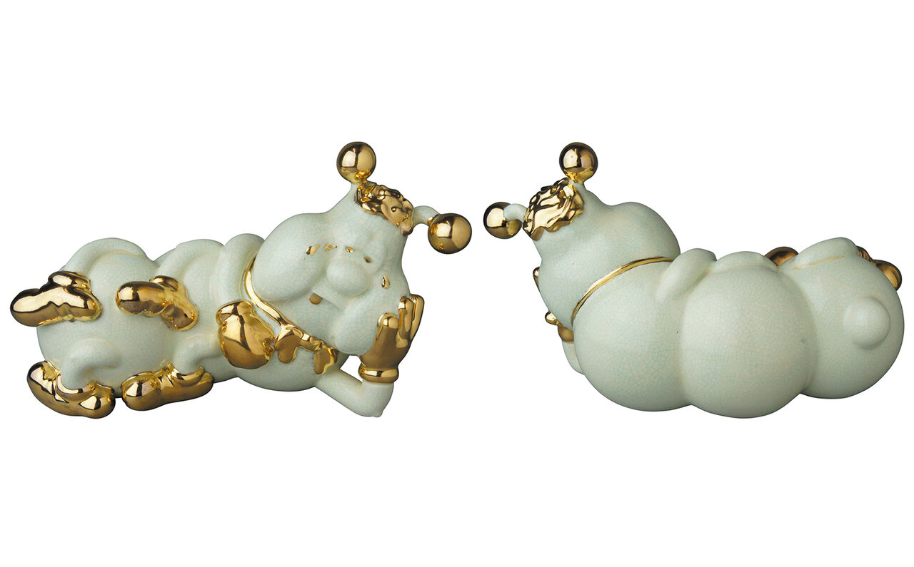 CERAMICK Atomic Worm by Russell Maurice