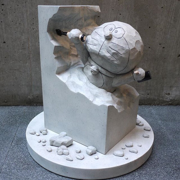 彫刻家ドラえもん