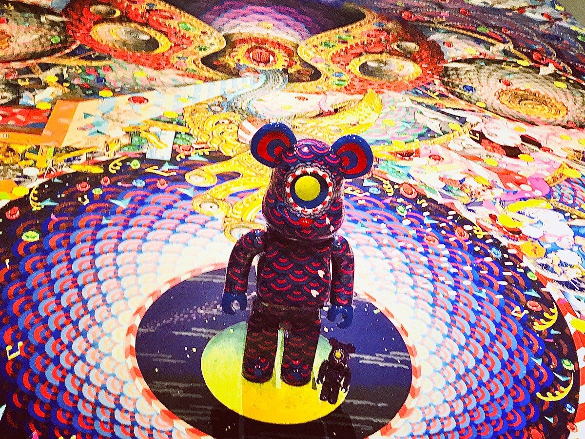 青海波を使った孔雀