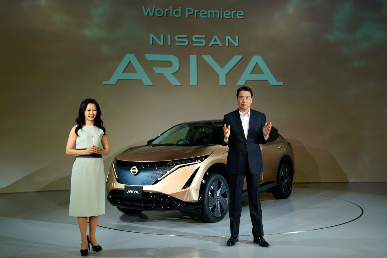 オンライン発表会に登壇した日産の内田誠社長兼CEO