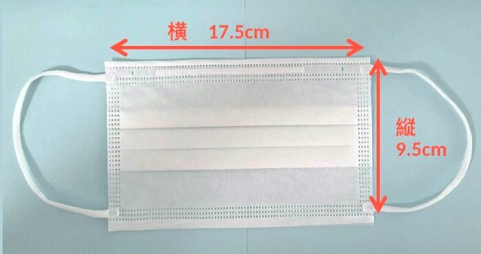 夏用不織布マスク