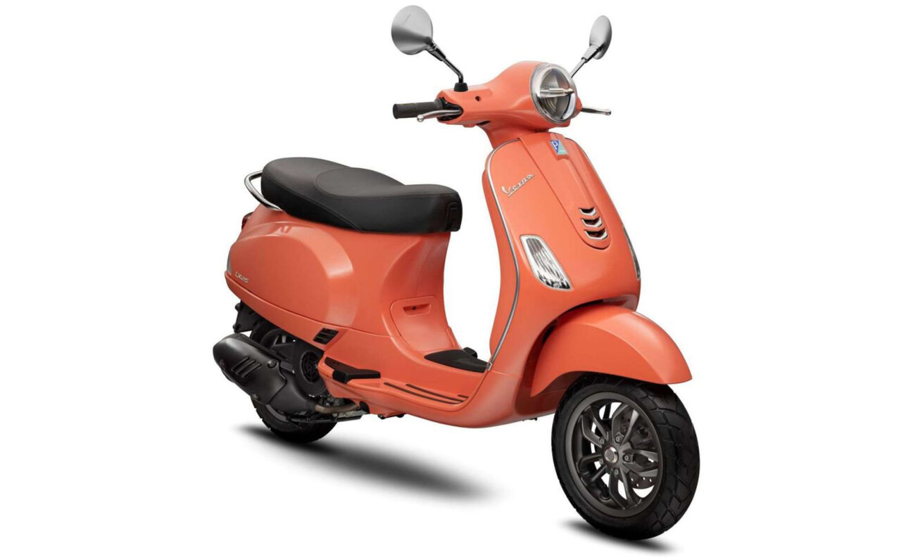 ベスパLX125 i-getに南国のサンゴをイメージした新色コーラルが追加｜Vespa