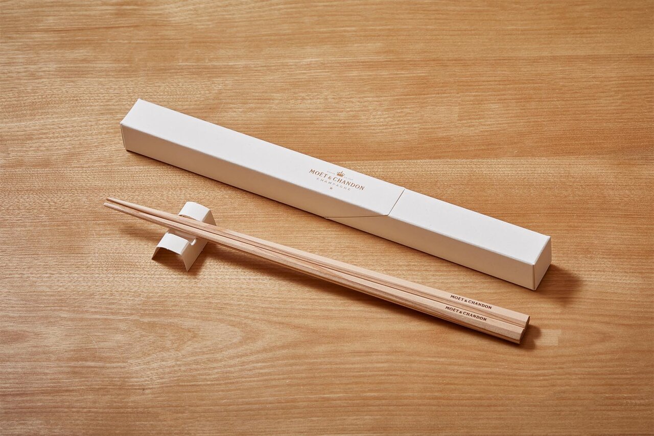 モエ・エ・シャンドンオリジナルのお箸