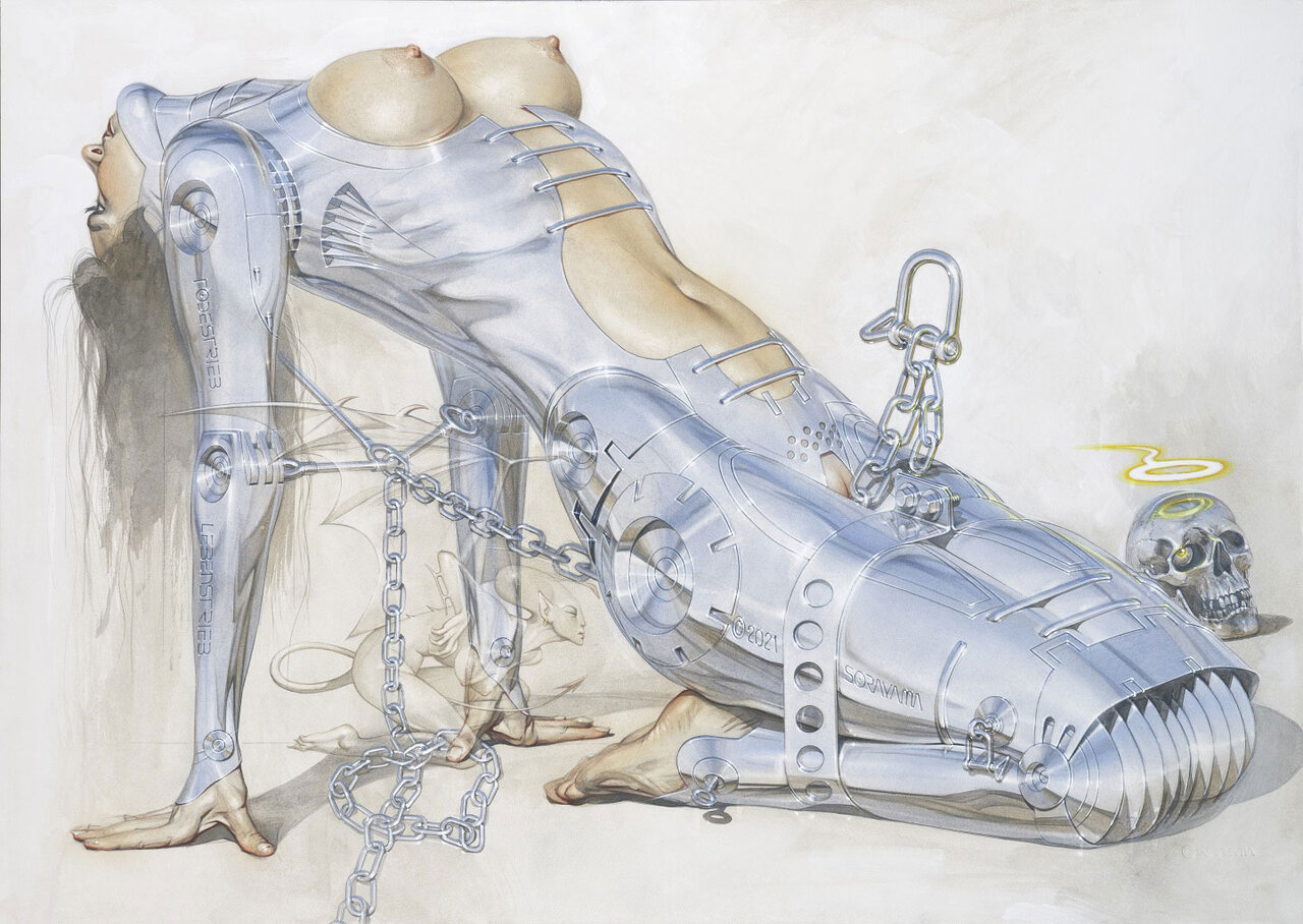 キュレーターのアレッシオ氏(kaleidoscope編集長)が語る、H・R・ギーガーと空山基。12/26より『H.R.GIGER×SORAYAMA』開催。| MEDICOM TOY