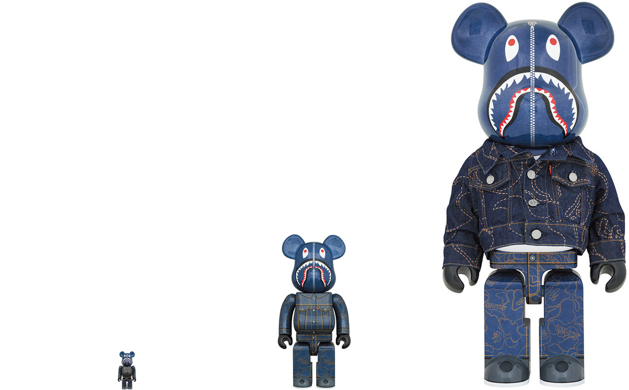 Levi's® × BAPE®のコラボカプセルコレクションを着たBE@RBRICKが生まれるまで  | MEDICOM TOY