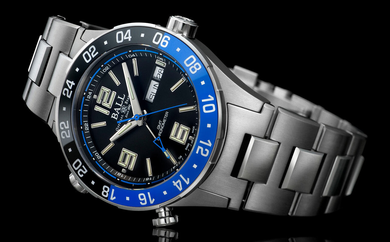 独自開発のモジュールを搭載した「ロードマスター マリン GMT」|BALL Watch