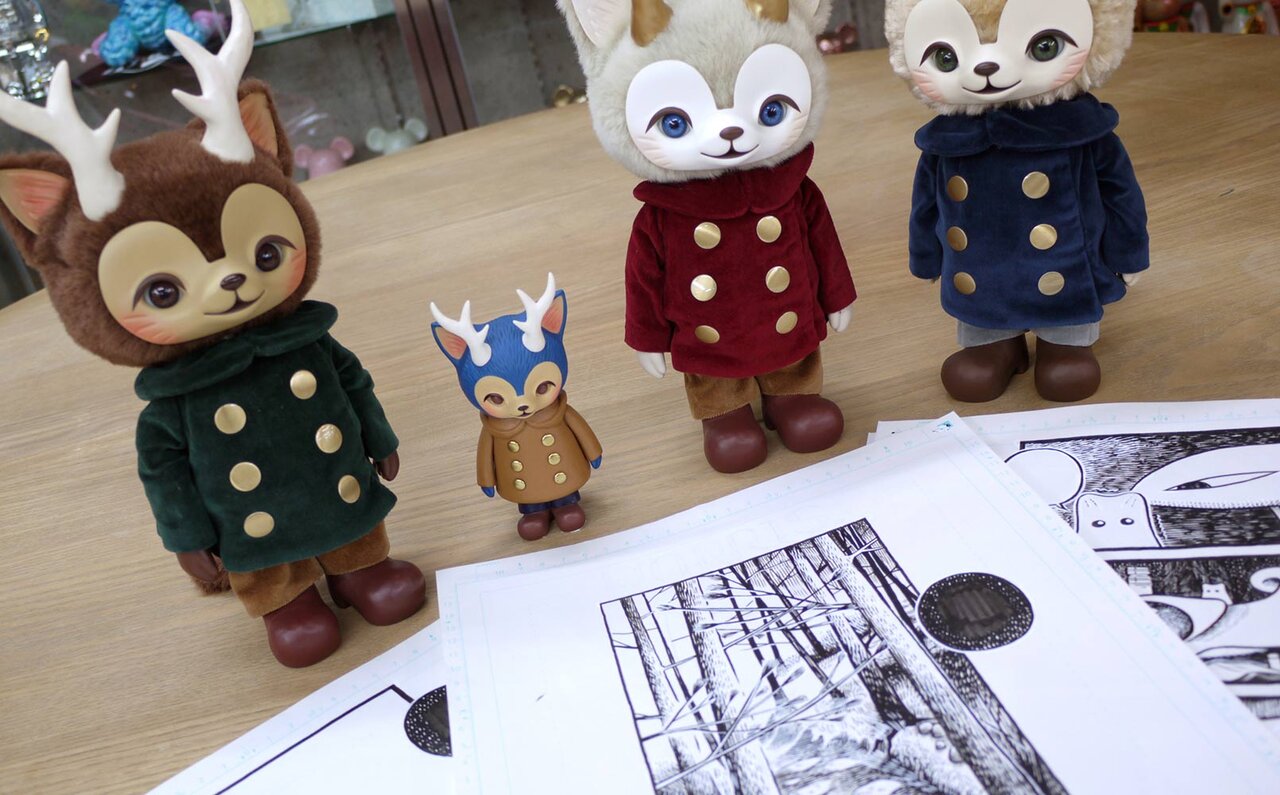 人気キャラクターMORRISの漫画化決定！ アーティスト・ひなたかほり × 漫画家・カメントツ インタビュー | MEDICOM TOY