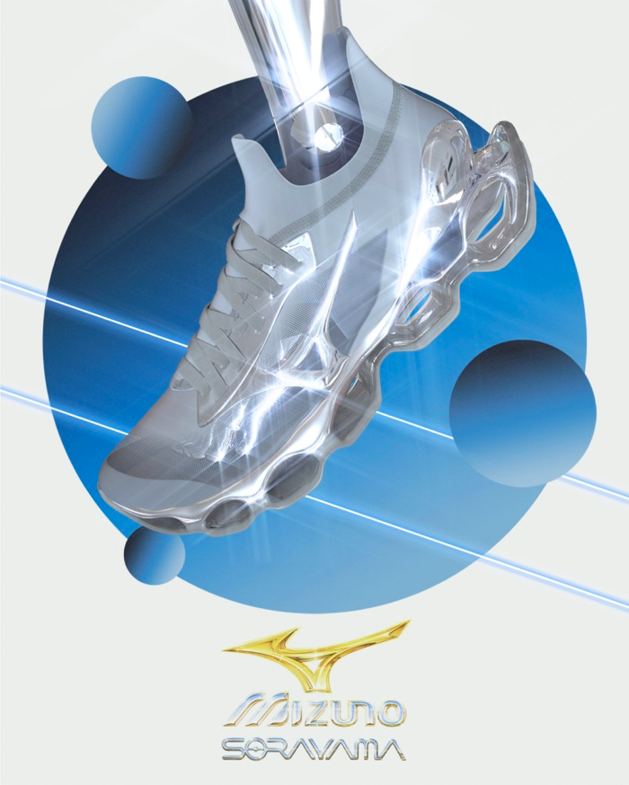 空山基がデザインするMizunoのフラッグシップモデル『WAVE PROPHECY SORAYAMA』が発売|Mizuno