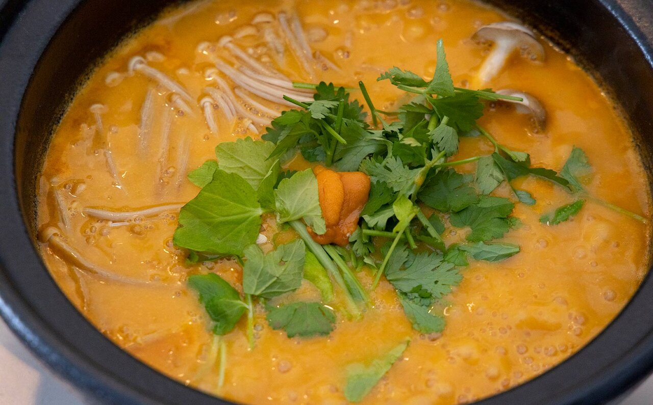 おウチでプレミアム鍋のススメ。創作和食 順の「濃厚うにしゃぶセット」｜EAT