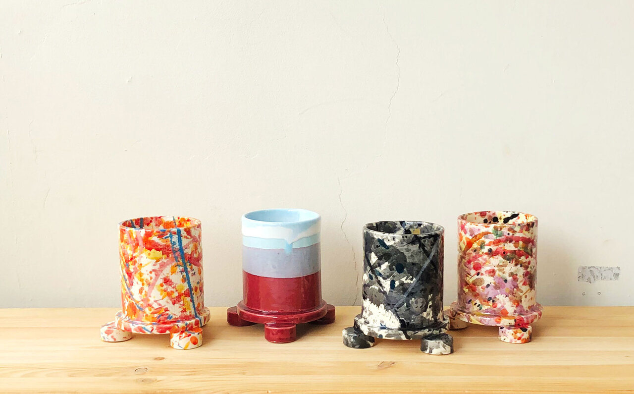 独特の釉薬使いとポストモダンを彷彿させるフォルム。特別なプランターが完成 |Echo Park Pottery