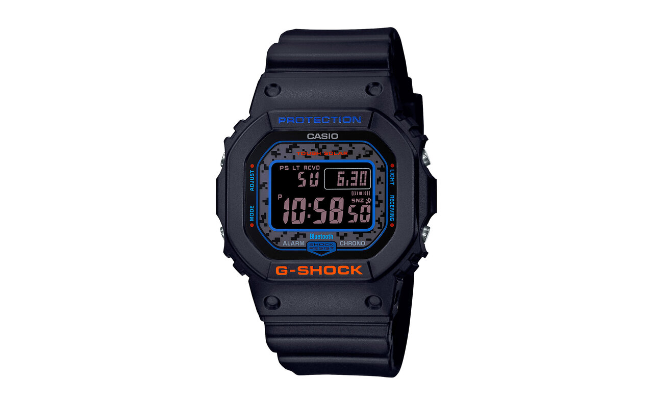 街に輝くネオンをイメージしたカラーリングに、迷彩柄を組み合わせた「シティ・カモフラージュ」シリーズ｜G-SHOCK