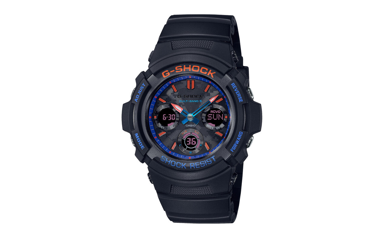 街に輝くネオンをイメージしたカラーリングに、迷彩柄を組み合わせた「シティ・カモフラージュ」シリーズ｜G-SHOCK