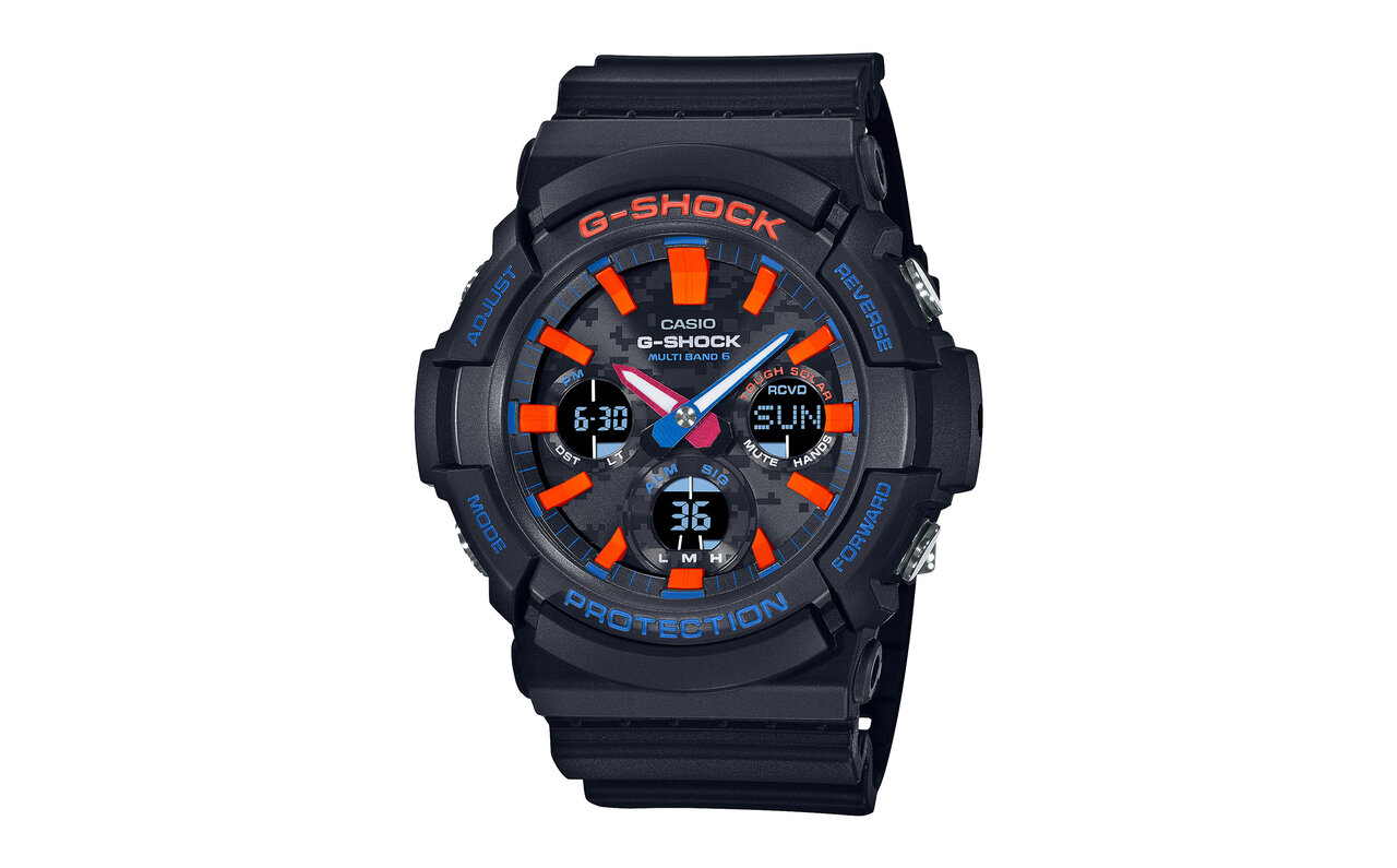 街に輝くネオンをイメージしたカラーリングに、迷彩柄を組み合わせた「シティ・カモフラージュ」シリーズ｜G-SHOCK