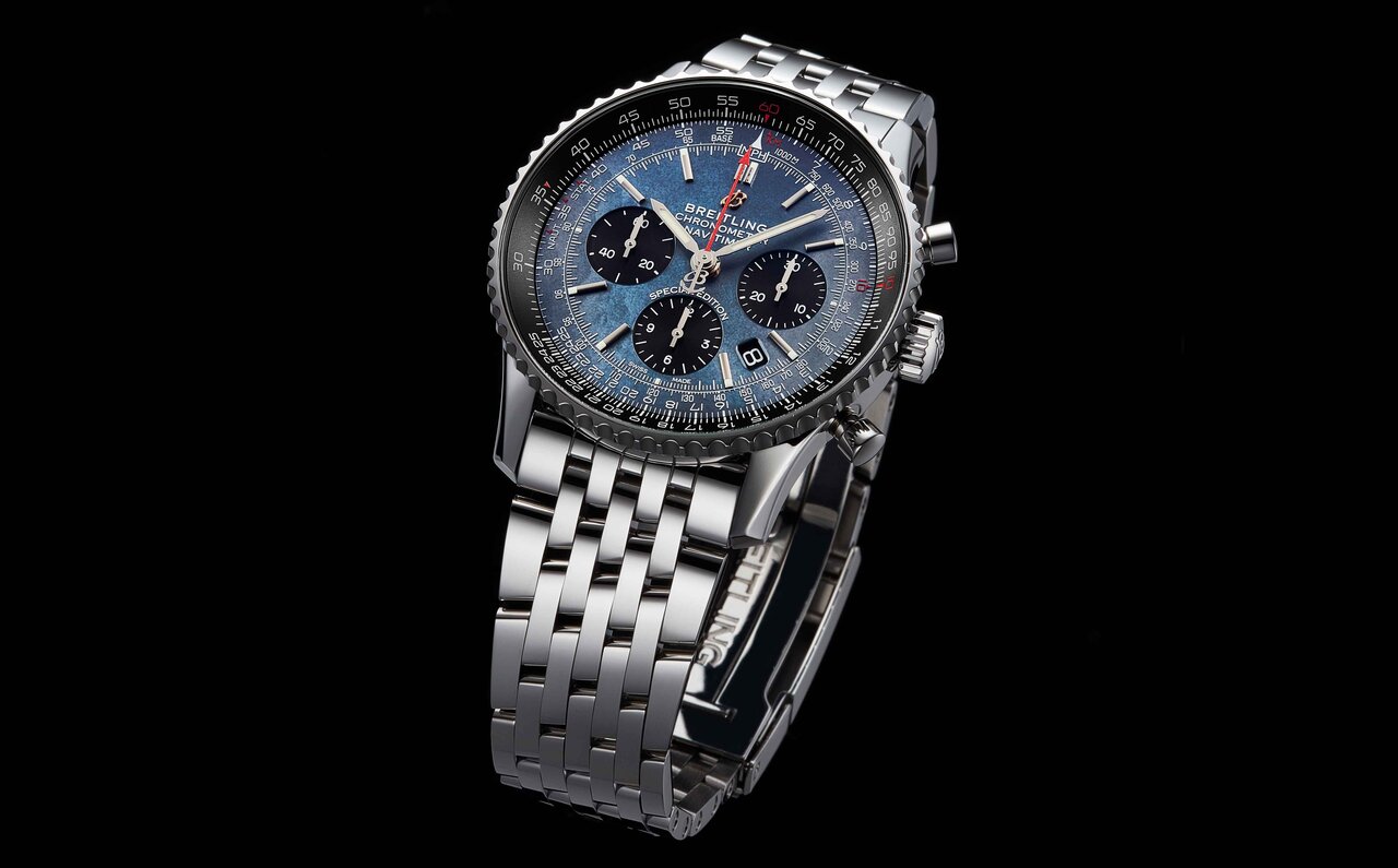 ブラックとマザー・オブ・パールで彩るナビタイマー日本限定モデル第2弾｜BREITLING