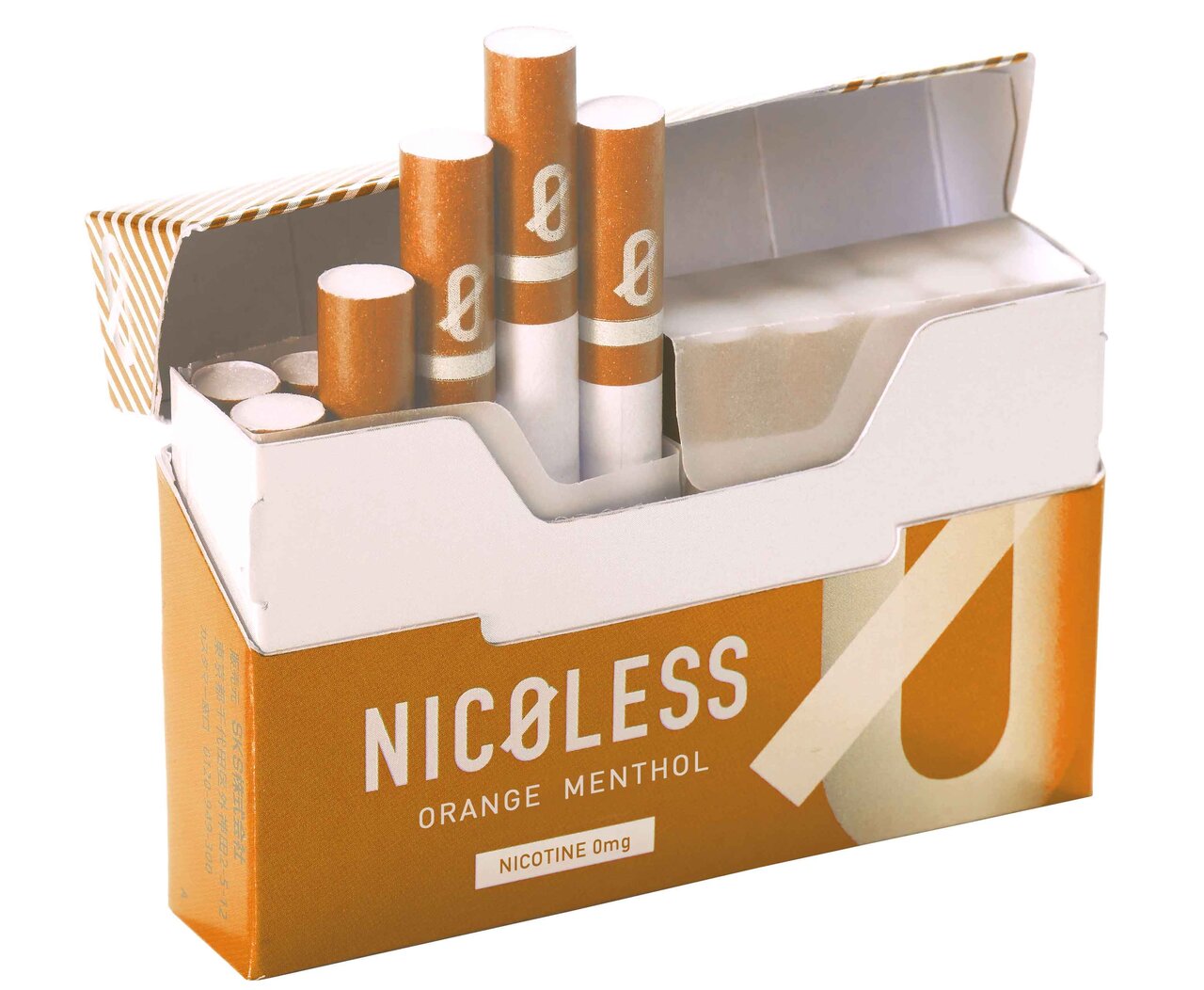 ニコチンゼロの「NICOLESS」で「オレンジメンソール」フレーバーが人気｜NICOLESS