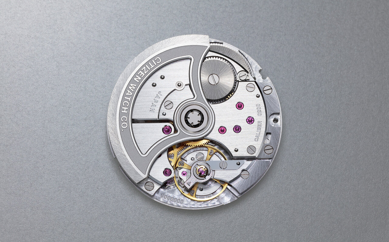 新開発した自社製機械式ムーブメント「Caliber 0200」を搭載したメカニカルモデル|CITIZEN