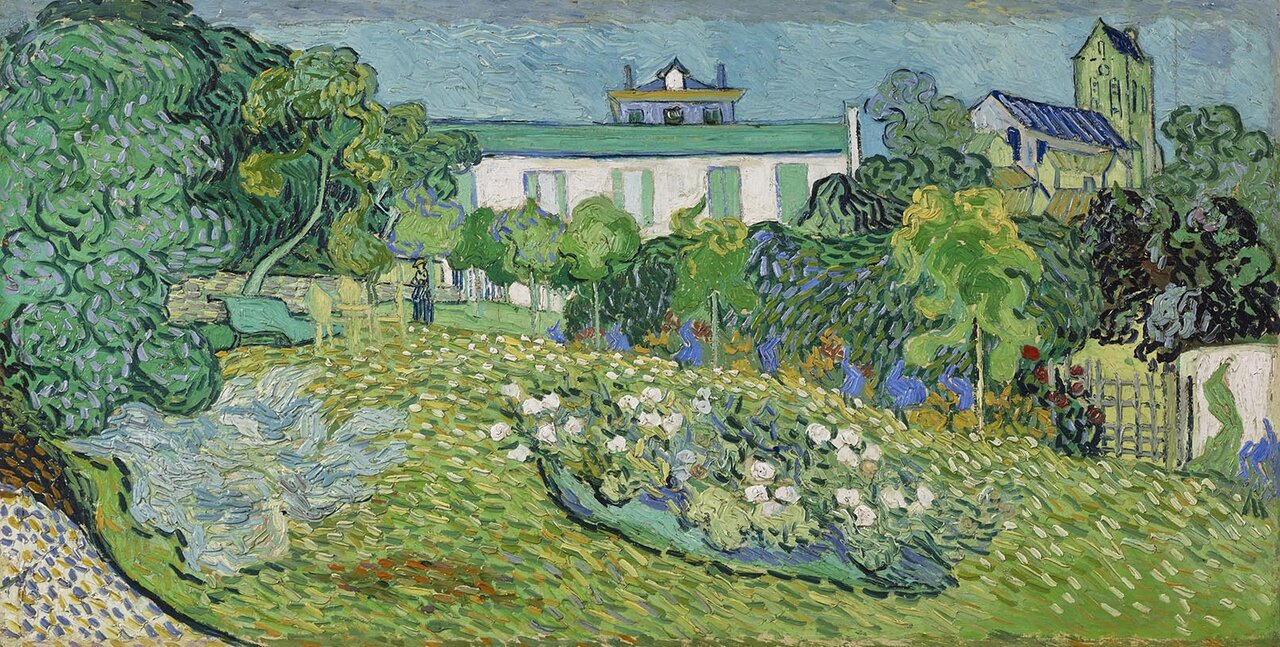 ゴッホ「ドービニーの庭」（1890年）