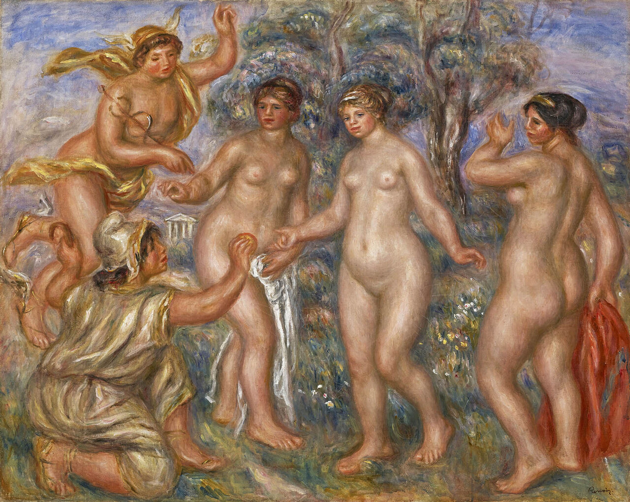 ルノワール「パリスの審判」（1913-1914年）