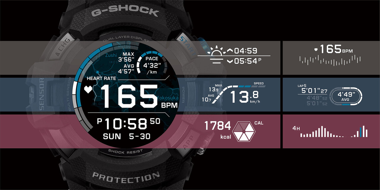 初のWear OS by Google搭載スマートウオッチG-SQUAD PRO「GSW-H1000」｜G-SHOCK