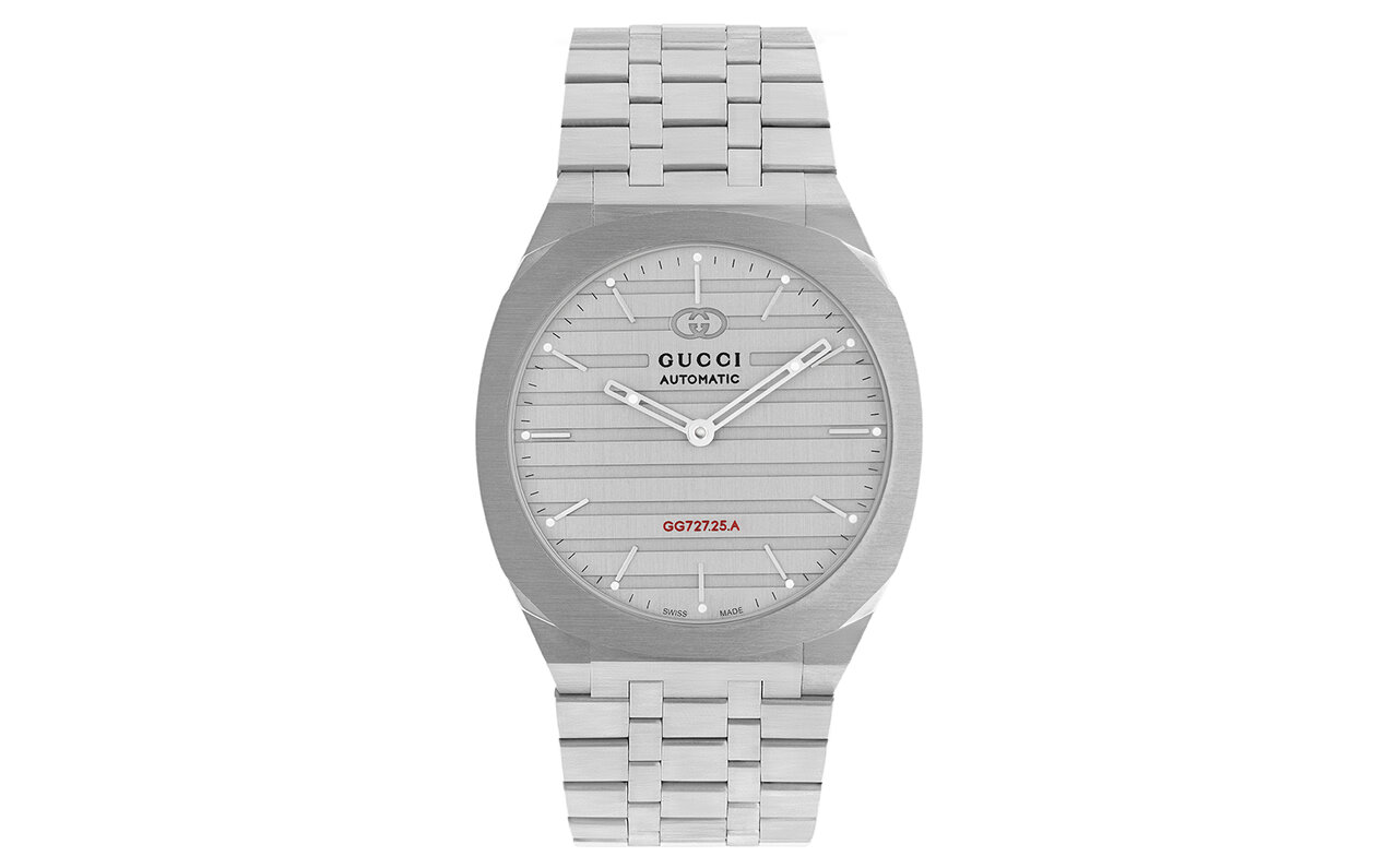 自社製造キャリバーを搭載した初のウルトラスリムウオッチ「GUCCI 25H」|GUCCI