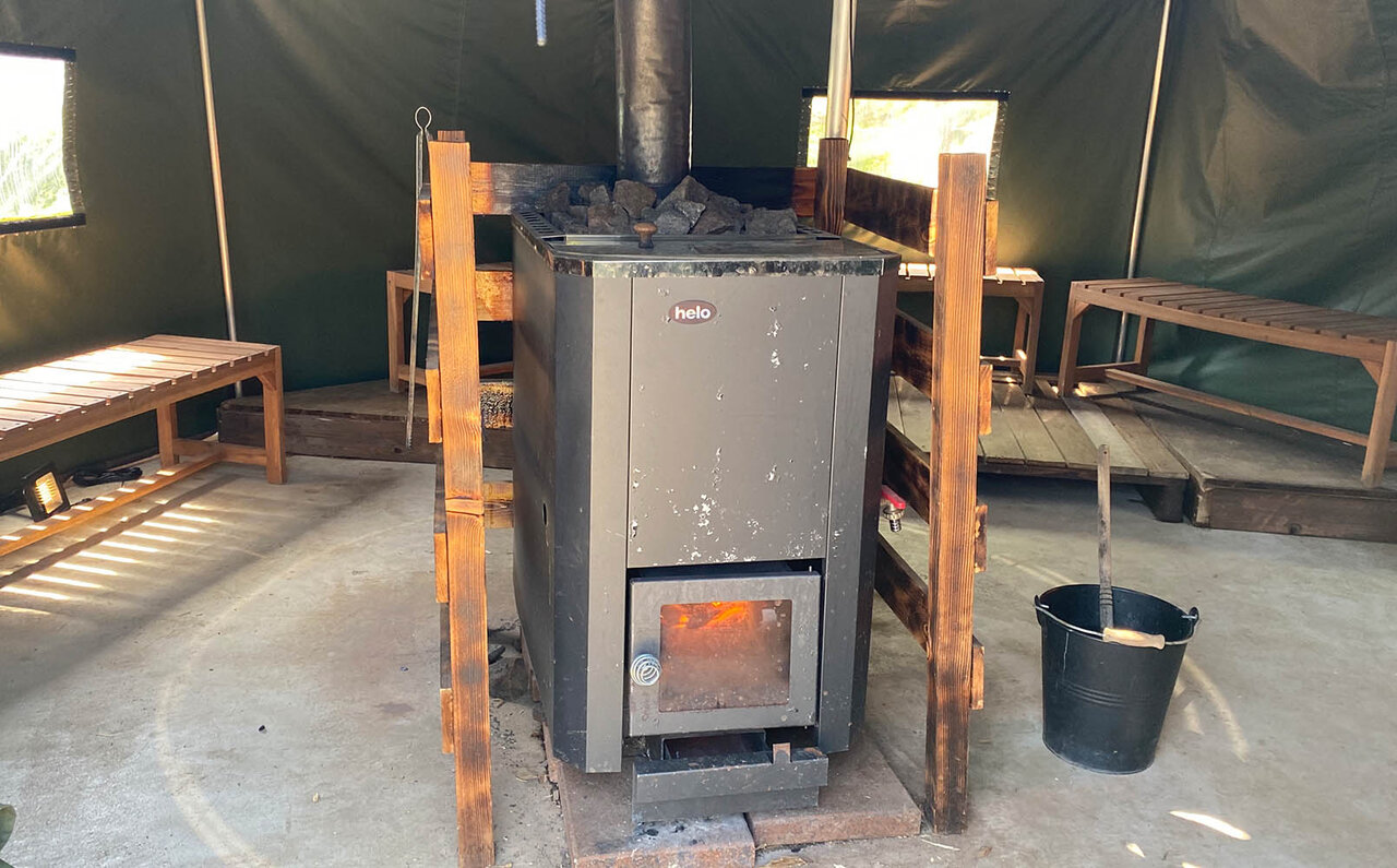 「フィンランド式テントサウナ」を堪能しながらグランピング体験! | Nolla naguri