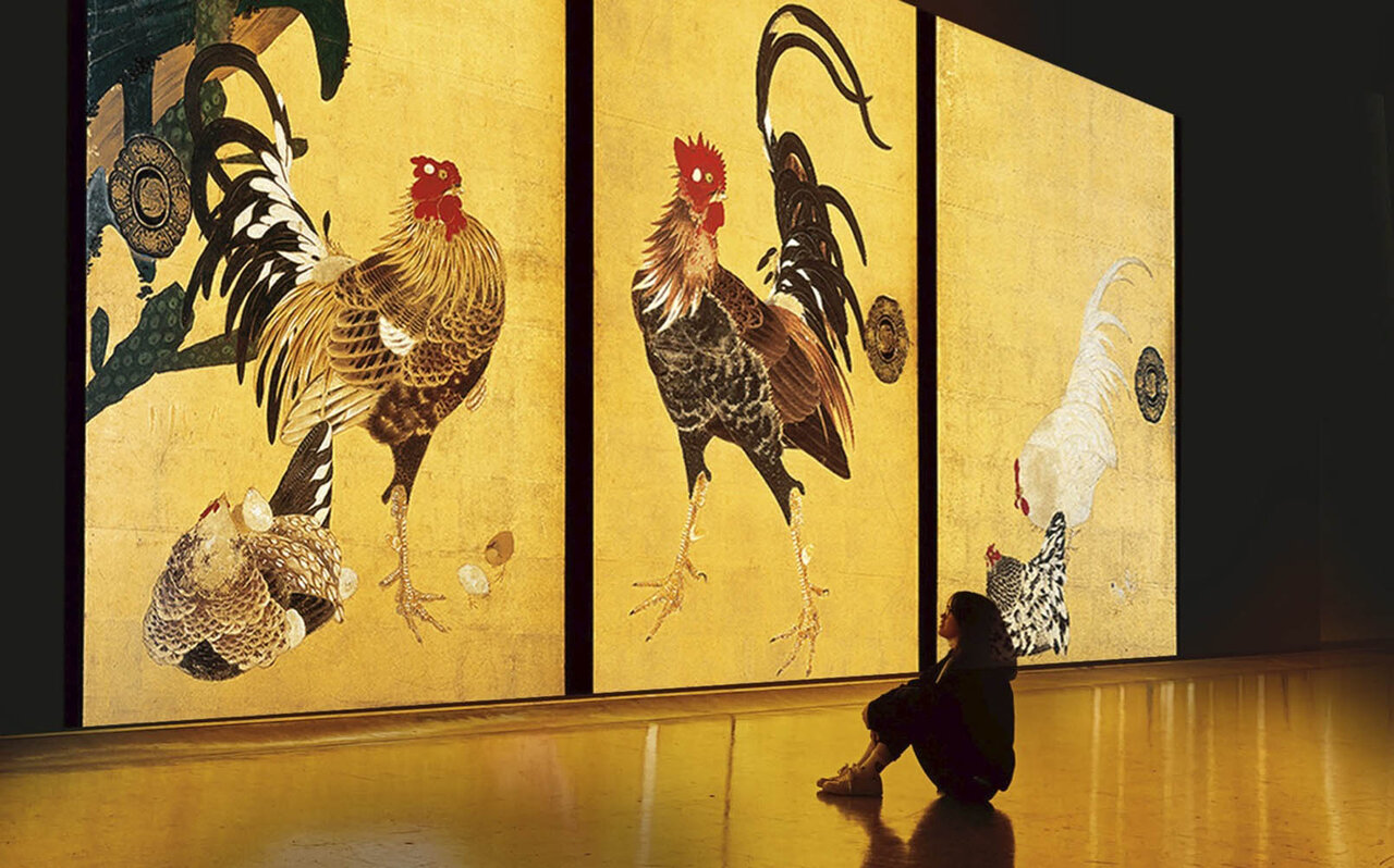 新感覚デジタルアート展『巨大映像で迫る五大絵師─北斎・広重・宗達・光琳・若冲の世界─』