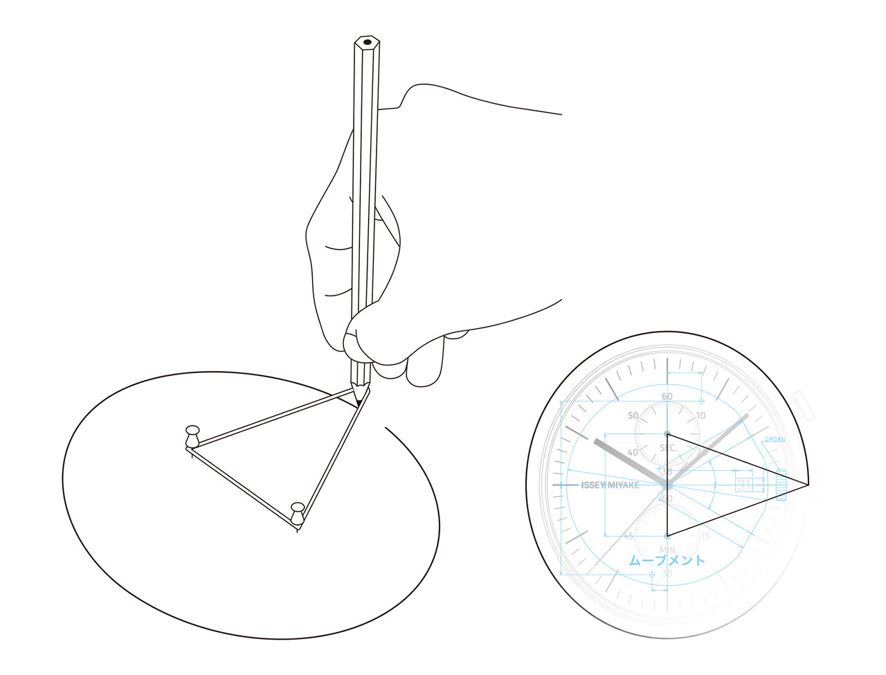 プロジェクト誕生20周年を記念した深澤直人氏デザインの新シリーズ|ISSEY MIYAKE WATCH