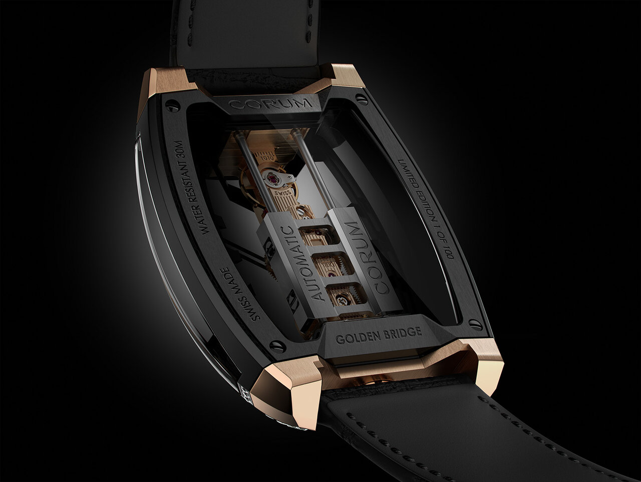 「ゴールデンブリッジ オートマティック」10周年を記念する限定モデル|CORUM