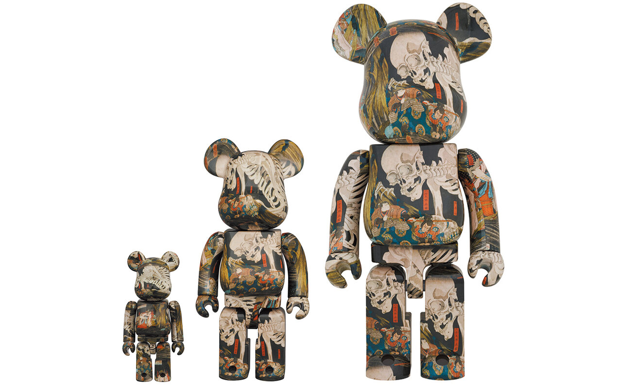海外でも人気の高い歌川国芳「相馬の古内裏」がBE@RBRICK 100% & 400% / 1000% になって登場 | MEDICOM TOY
