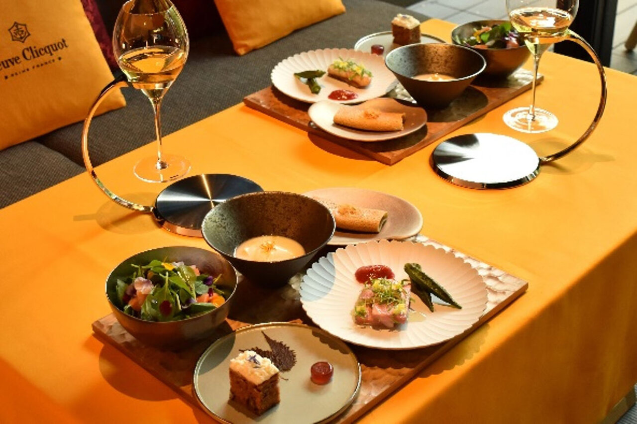 ヴーヴ・クリコとフレンチのマリアージュを、京都のエクスクルーシブなホテルで堪能｜VEUVE CLICQUOT