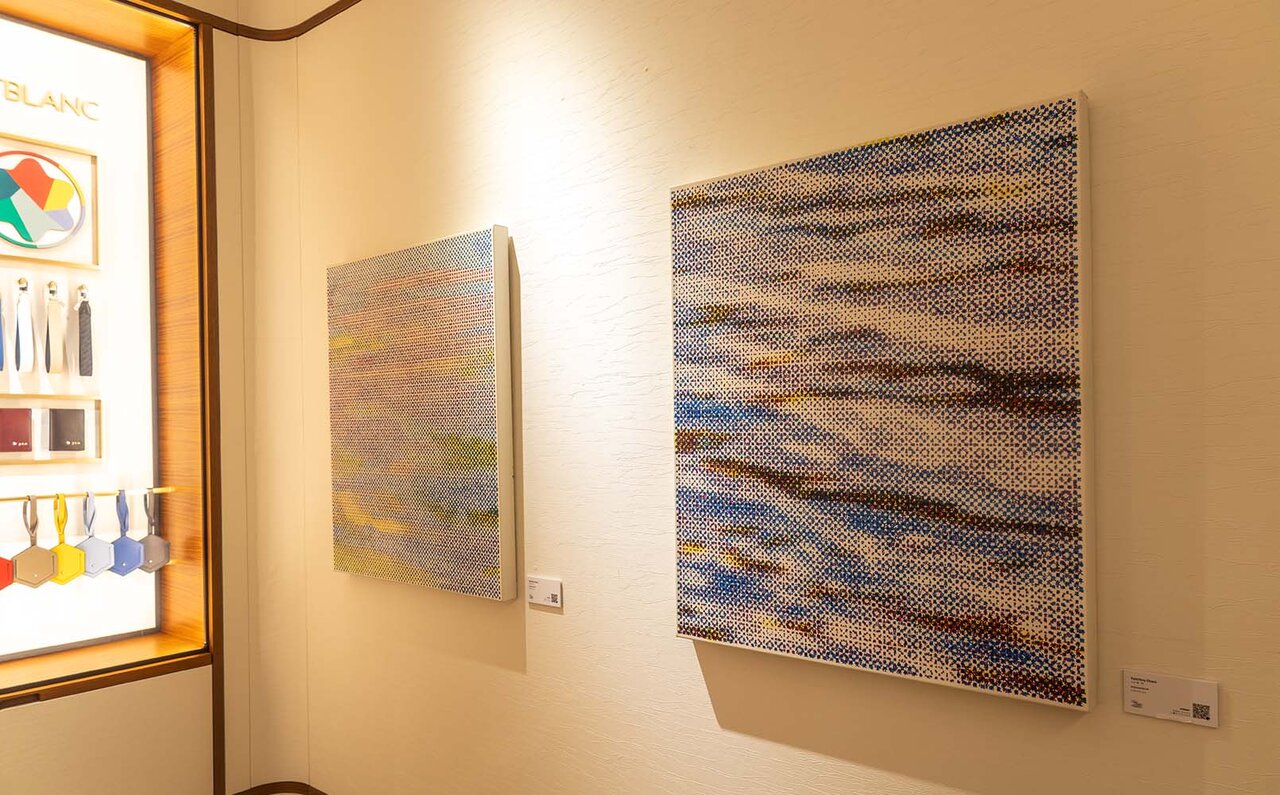 モンブラン銀座本店で江原梨沙子・大谷陽一郎2人展「孤帆の遠影」を開催｜MONTBLANC