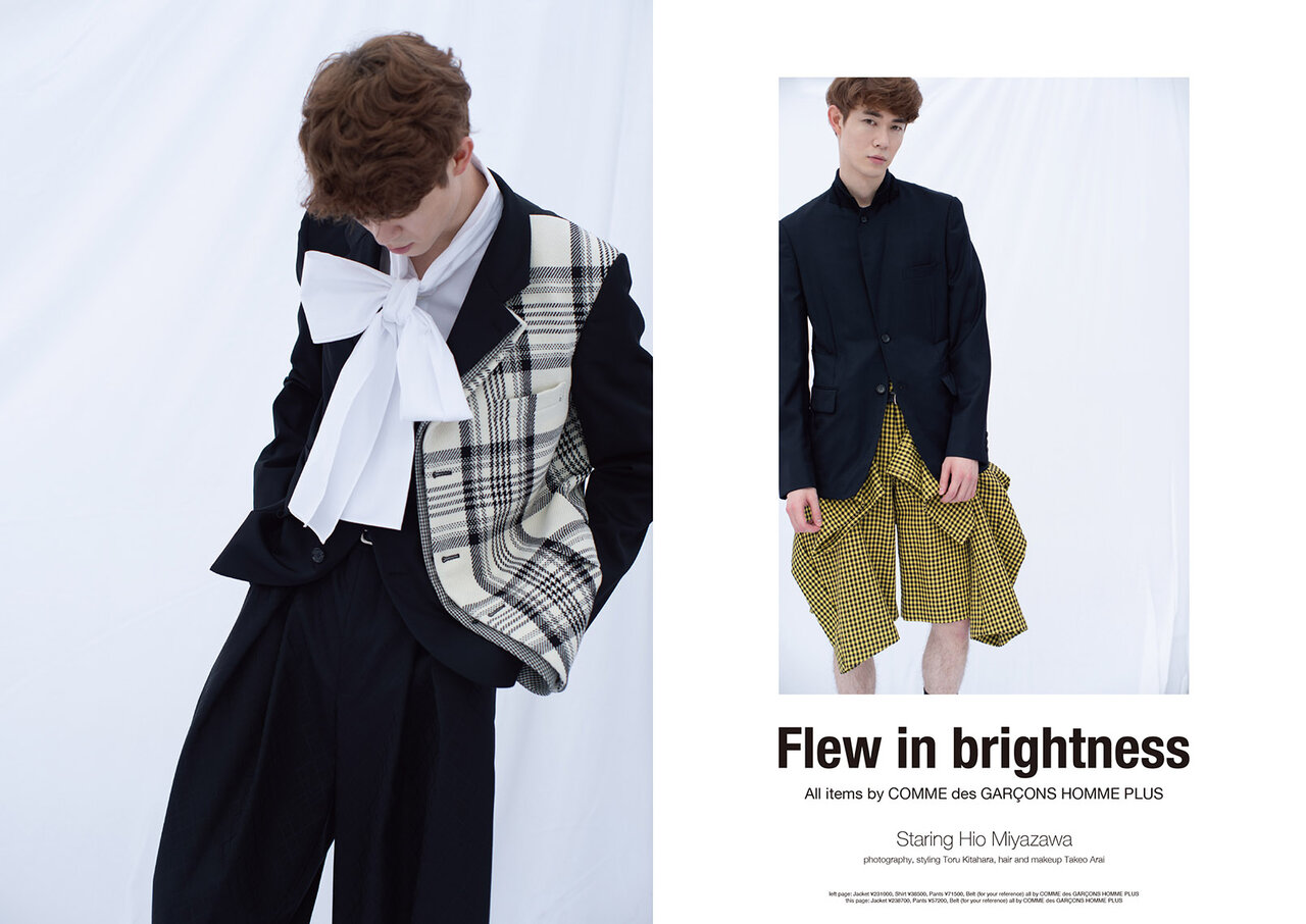 「PLEASE 16」で宮沢氷魚さんがCOMME des GARÇONS HOMME PLUSを着て登場！ 映画『ムーンライト・シャドウ』公開でますます注目を浴びる宮沢さんインタビュー！