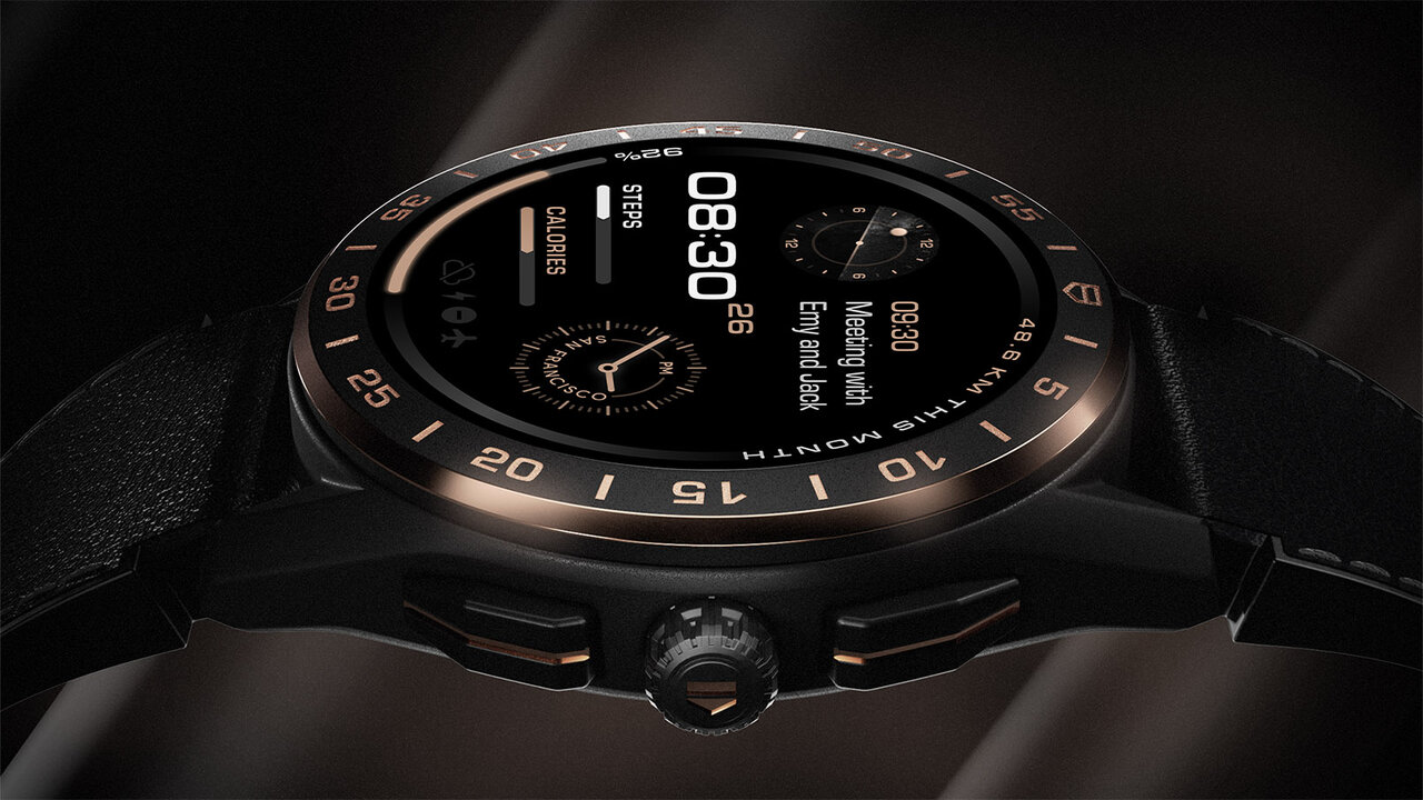 文字盤のサテン仕上げまでも鮮やかに表現。所有欲を満たすスマートウオッチ|TAG HEUER